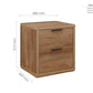 Stockwell 2 Drawer Bedside