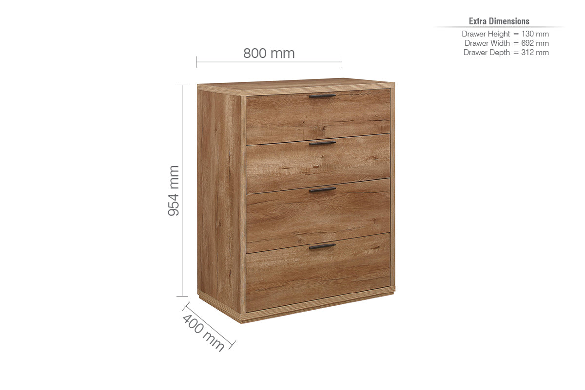 Stockwell 4 Drawer Chest