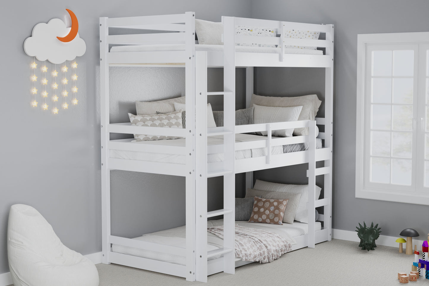 Tressa Triple Bunk Bed