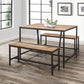 Urban Dining Table & Bench Set