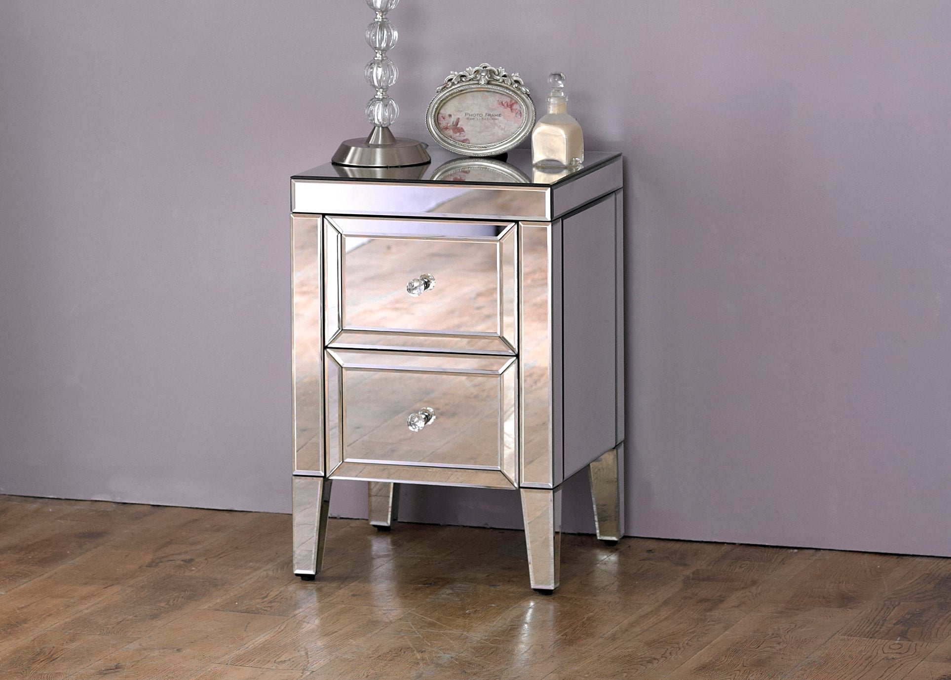 Valencia 2 Drawer Bedside