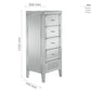 Valencia 5 Drawer Narrow Chest