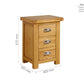 Woburn Small 3 Drawer Bedside