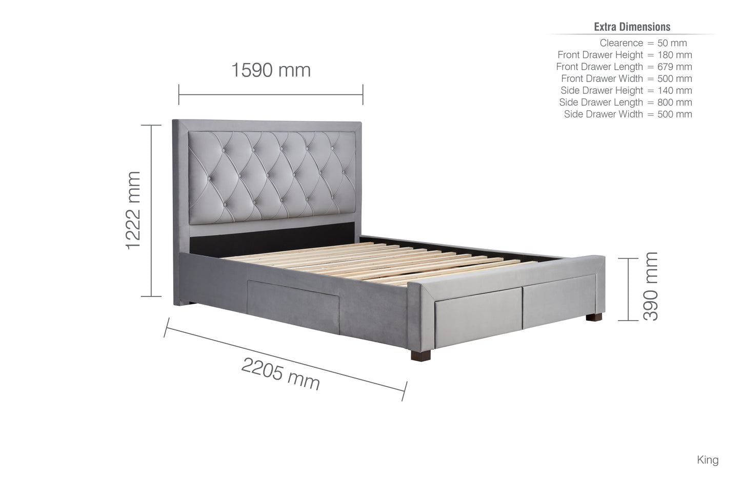 Woodbury King Bed