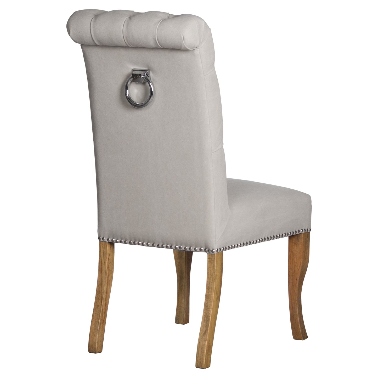 Roll Top Dining Chair With Ring Pull - zirahome