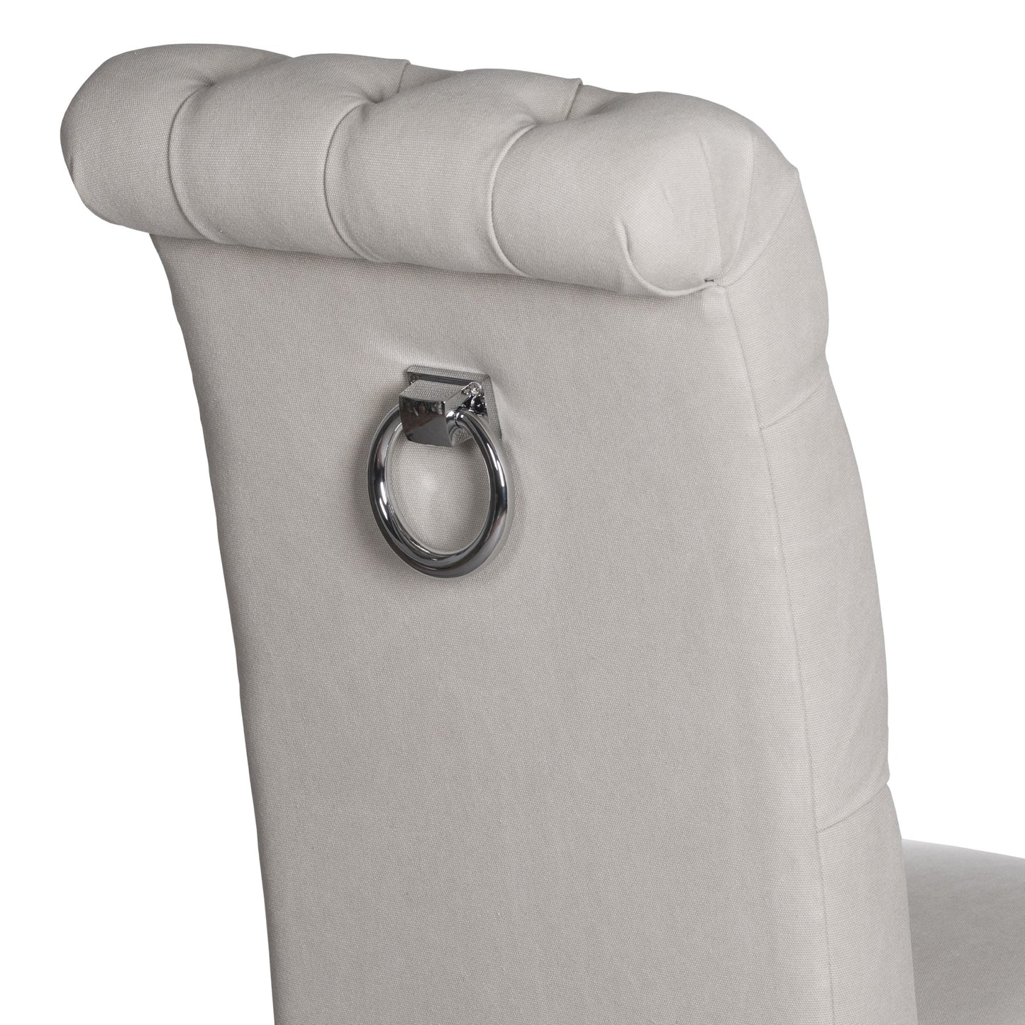 Roll Top Dining Chair With Ring Pull - zirahome