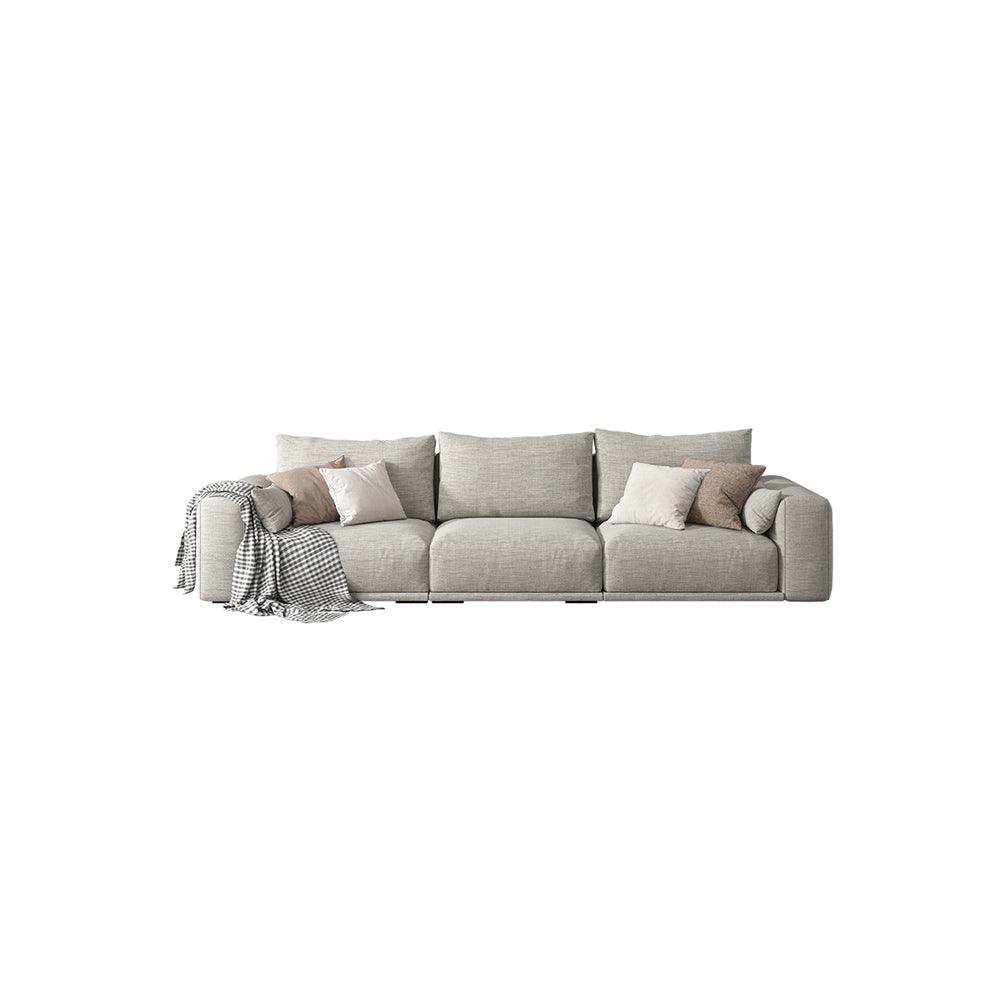 Frances Two Seater Sofa, Cotton Linen- | Get A Free Side Table Today