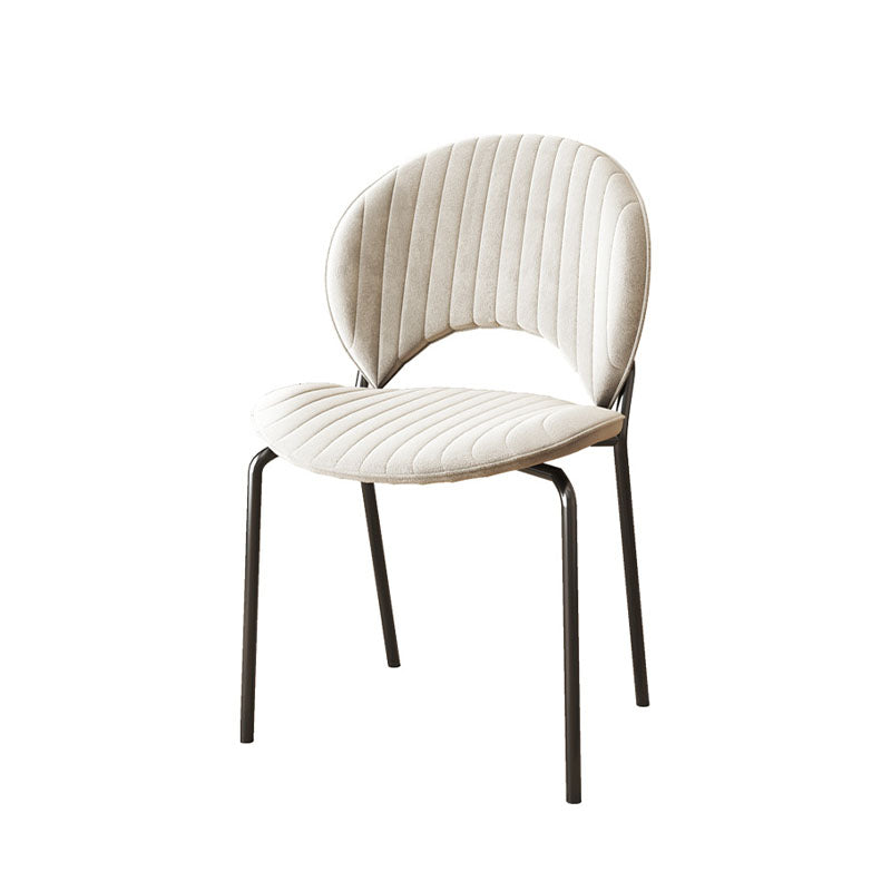 Jerome Shell Dining Chair, Velvet-Weilai Concept