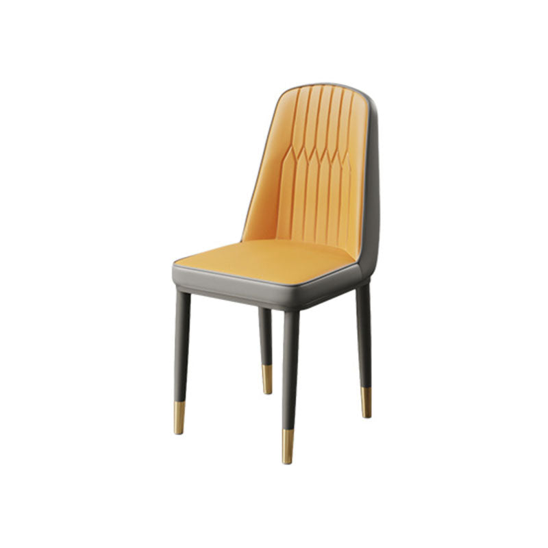 Scott Dining Chair, Leather-2-Weilai Concept