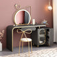 Swan Dressing Table with Mirror, Black- | Get A Free Side Table Today