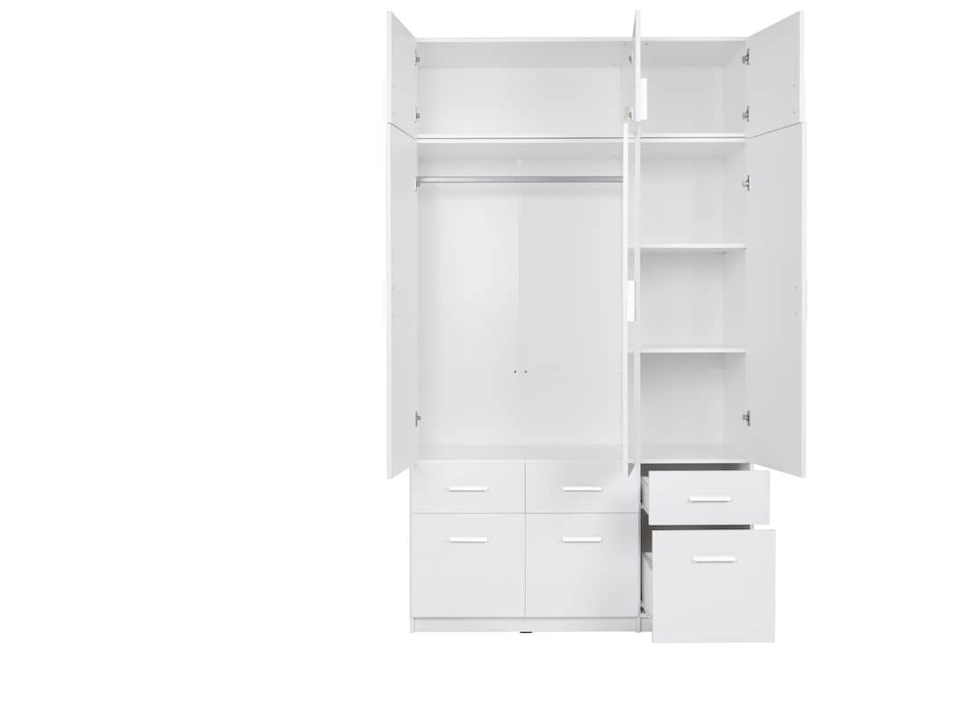 Alpin Hinged Door Wardrobe 136cm