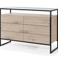 Glass Loft Chest of Drawers with Glass Tabletop