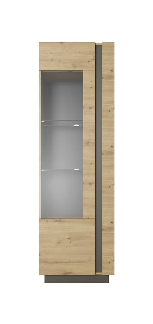 Arco Tall Display Cabinet 60cm