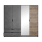 Arden Hinged Door Wardrobe 220cm