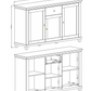 Evora 47 Sideboard Cabinet