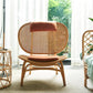 Angelina Rattan Armchair, Oak- | Get A Free Side Table Today