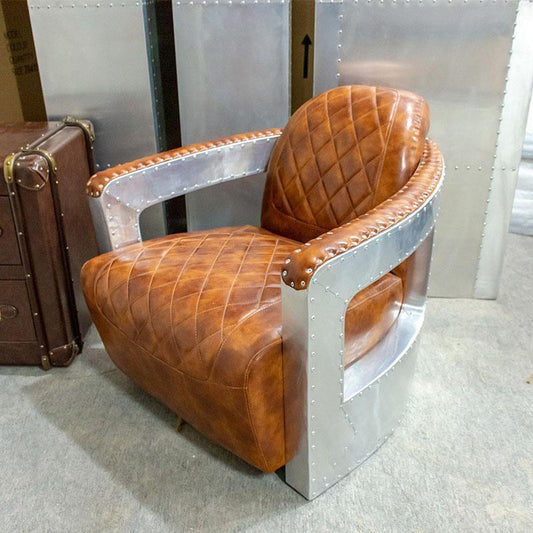 Aviator Pilot Armchair- | Get A Free Side Table Today