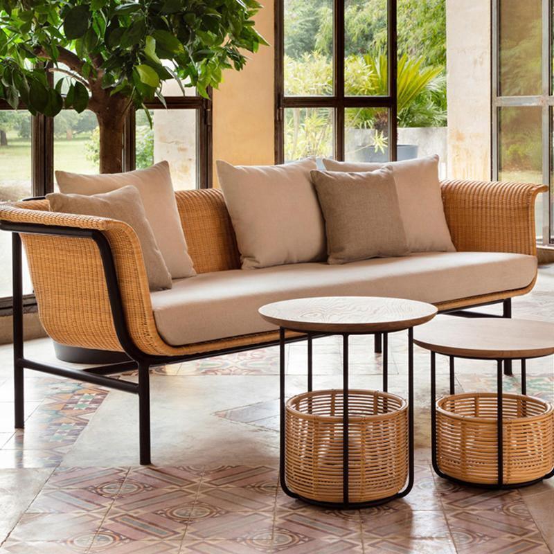 Budron Rattan Armchair, Indoor/ Outdoor Furniture- | Get A Free Side Table Today