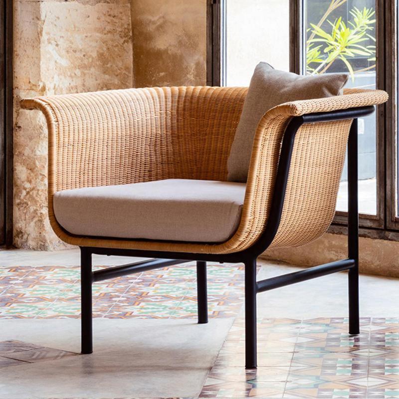 Budron Rattan Armchair, Indoor/ Outdoor Furniture- | Get A Free Side Table Today