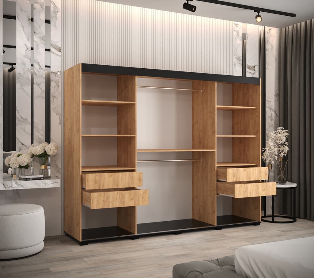 Bergamo V1 Sliding Door Wardrobe 250cm