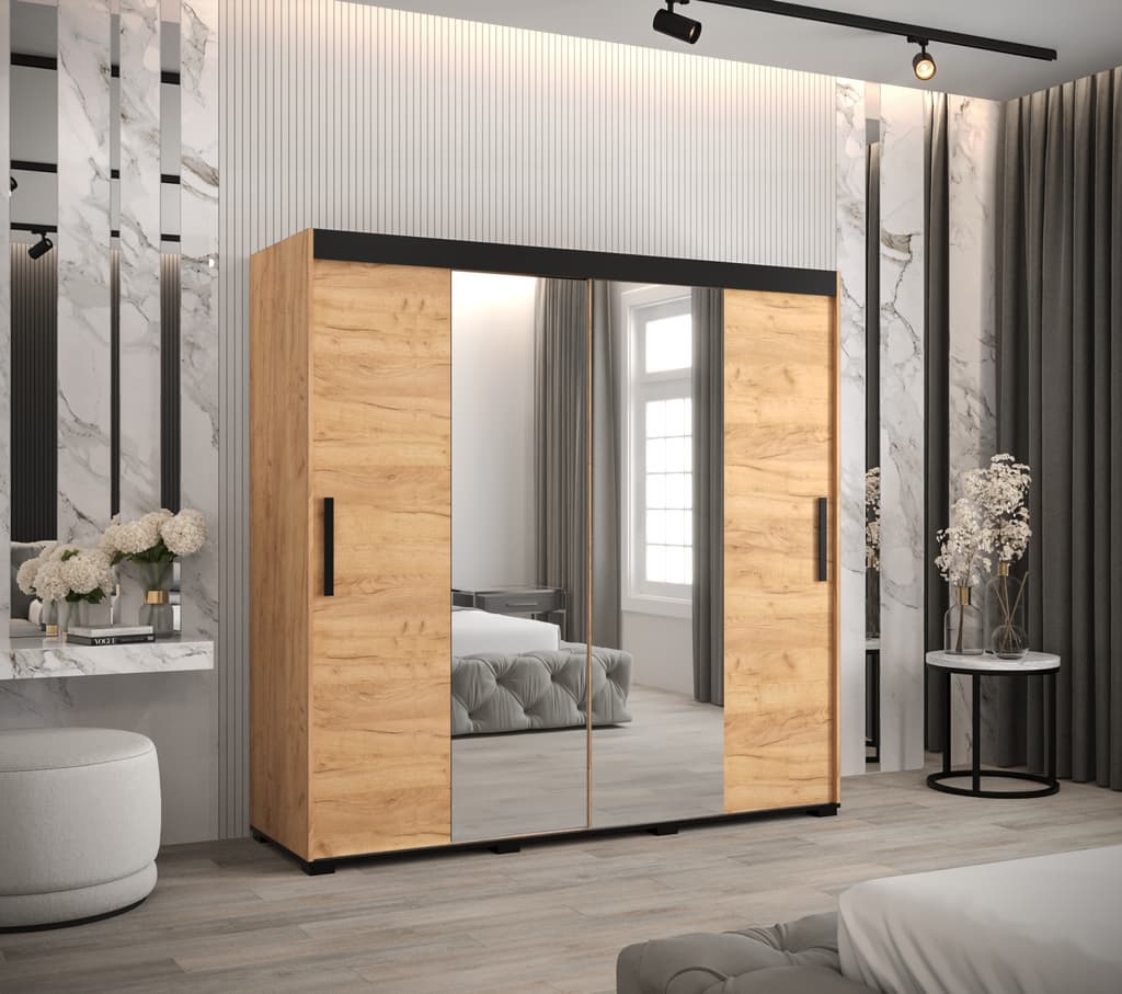 Bergamo T1 Sliding Door Wardrobe 200cm