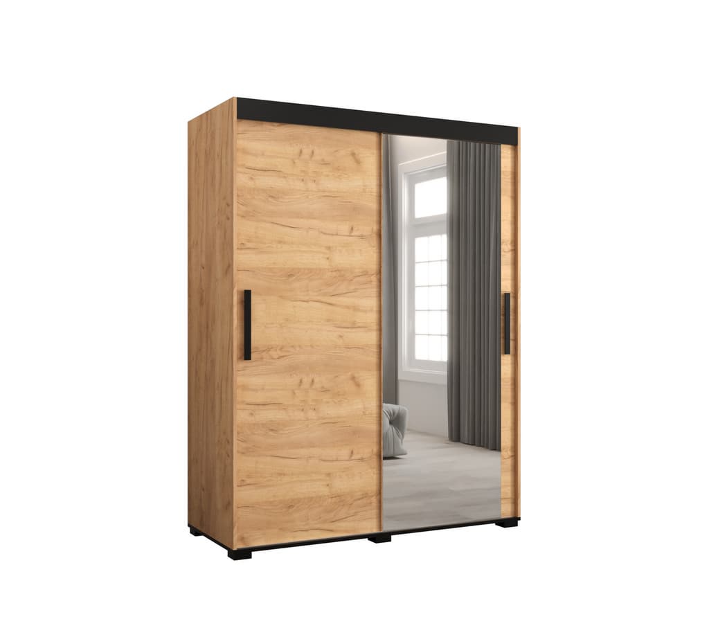 Bergamo T2 Sliding Door Wardrobe 150cm