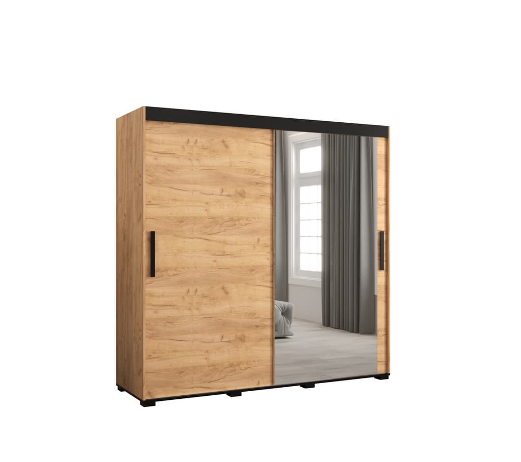 Bergamo T2 Sliding Door Wardrobe 200cm