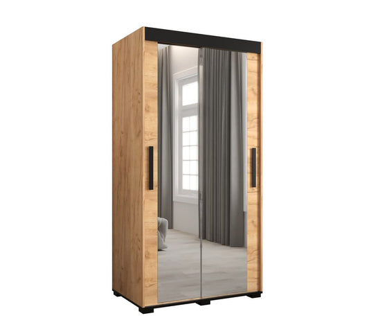 Bergamo T3 Sliding Door Wardrobe 100cm