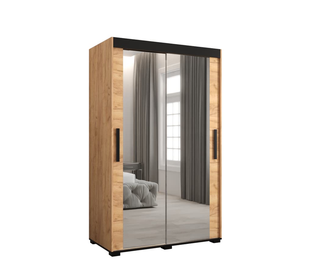 Bergamo T3 Sliding Door Wardrobe 120cm