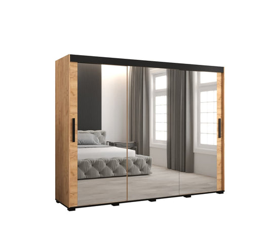 Bergamo T3 Sliding Door Wardrobe 250cm