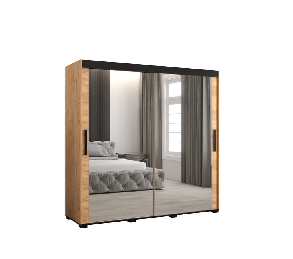 Bergamo T3 Sliding Door Wardrobe 200cm