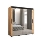 Bergamo T3 Sliding Door Wardrobe 180cm