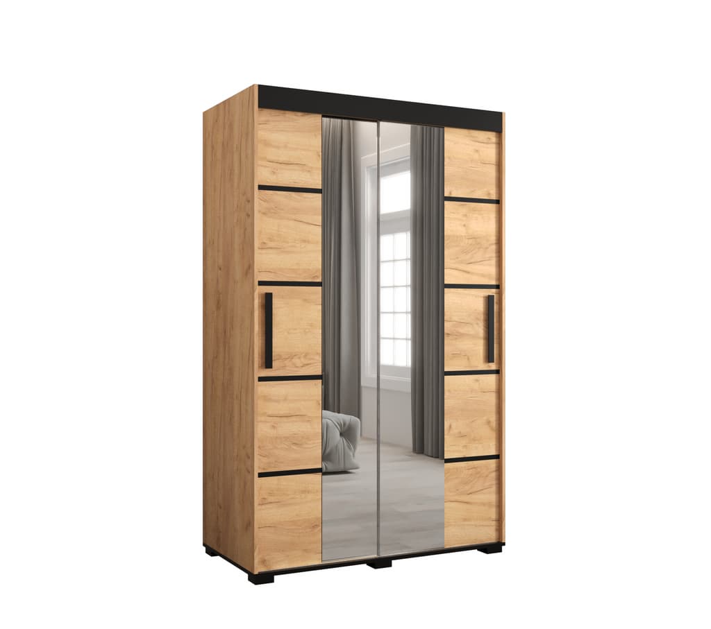 Bergamo V4 Sliding Door Wardrobe 120cm