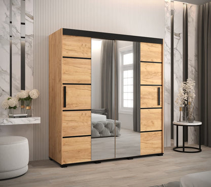 Bergamo V4 Sliding Door Wardrobe 180cm