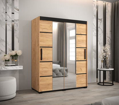 Bergamo V4 Sliding Door Wardrobe 150cm