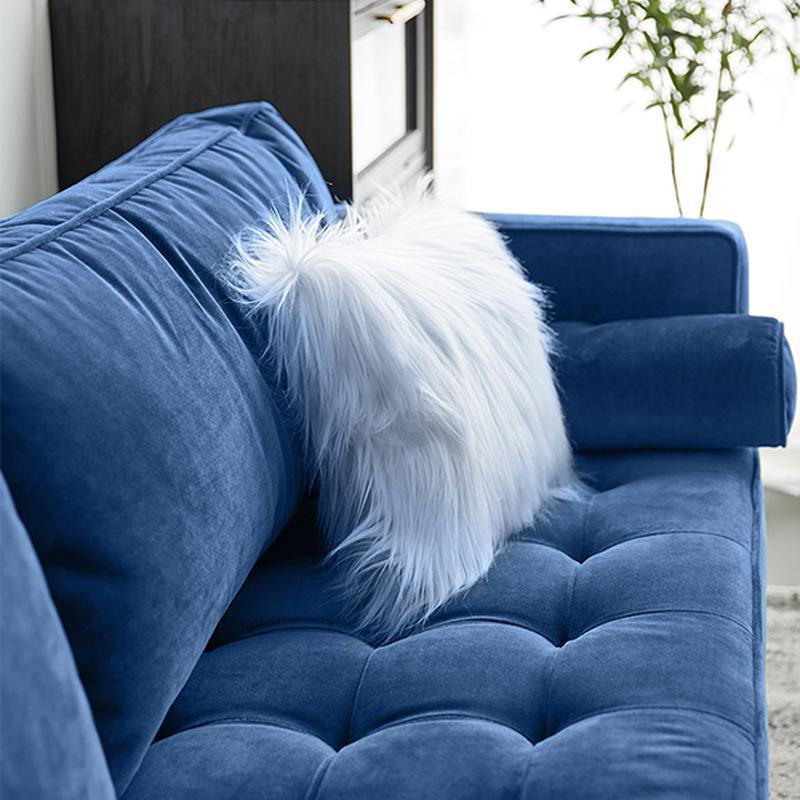 Hanoi Two Seater Sofa, Velvet- | Get A Free Side Table Today