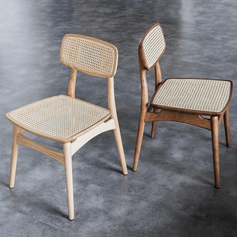 Hans Wegner Rattan Dining Chair, Oak- | Get A Free Side Table Today