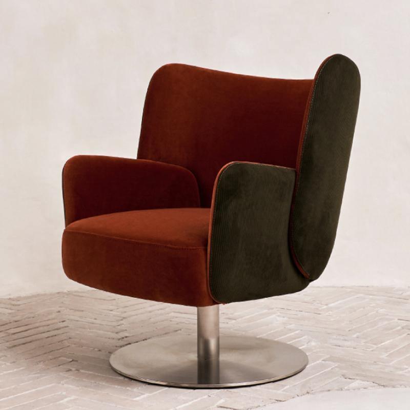 Jovanny Armchair, Velvet- | Get A Free Side Table Today