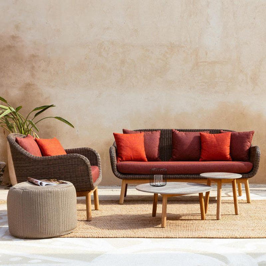 Julii Rattan Armchair, Two Seater Sofa, Outdoor Furniture- | Get A Free Side Table Today