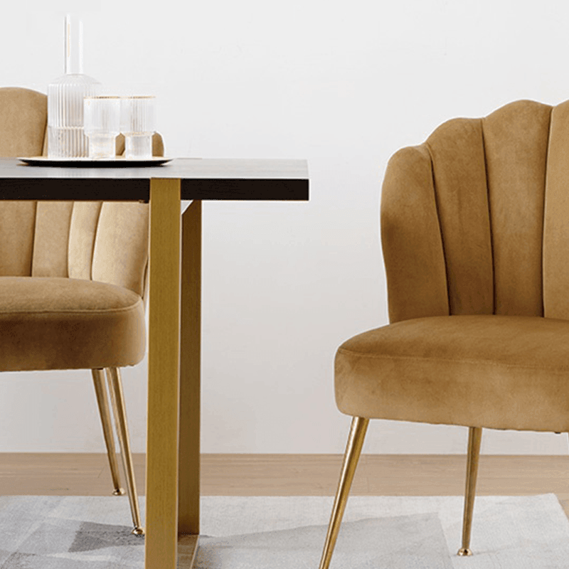 R3 Shell Dining Chair, Velvet- | Get A Free Side Table Today