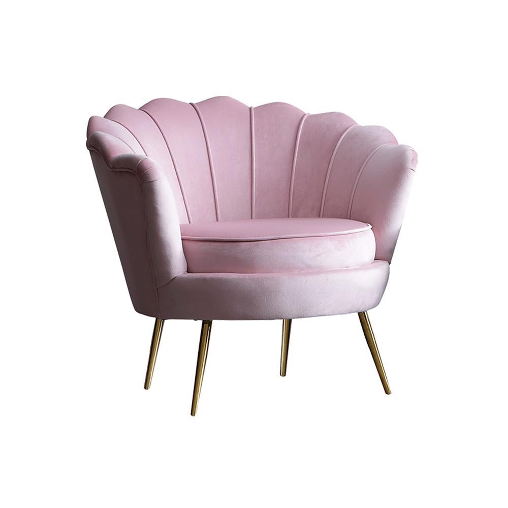 Shell Armchair, Velvet- | Get A Free Side Table Today