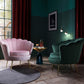 Shell Armchair, Velvet- | Get A Free Side Table Today