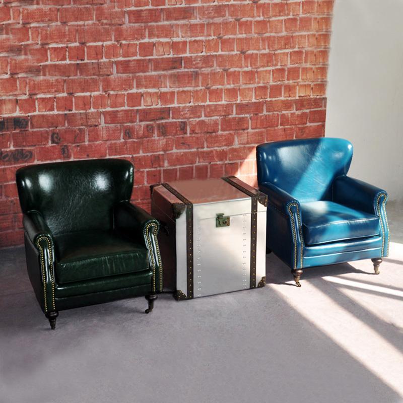 U8 Vintage Armchair, Loft Style- | Get A Free Side Table Today