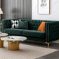 WH215 Two Seater Sofa, Velvet- | Get A Free Side Table Today